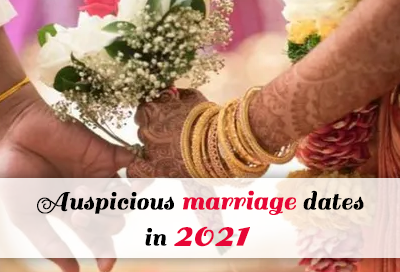 Most Popular Auspicious Marriage Dates In 2021