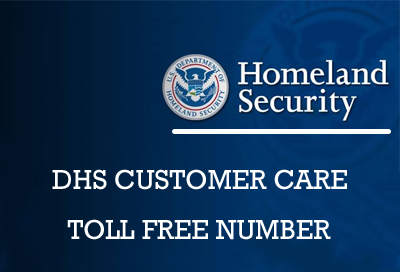 DHS Customer Care Toll Free Number